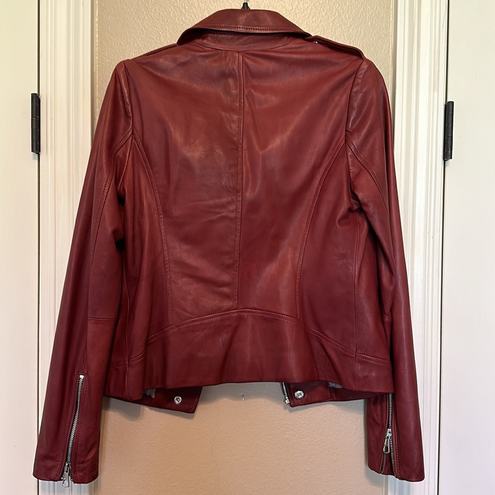NWT Gianni Bini red leather jacket - Picture 6 of 12